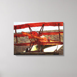 Vintage Aeroplane by Shirley Taylor Canvas Print