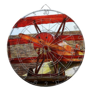 Vintage Aeroplane by Shirley Taylor Dartboard
