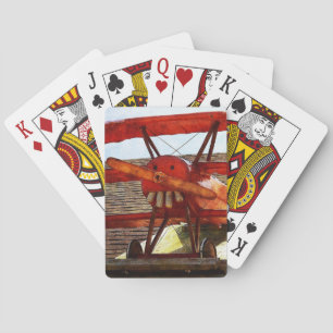 Vintage Aeroplane by Shirley Taylor Playing Cards