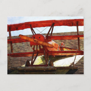 Vintage Aeroplane by Shirley Taylor Postcard