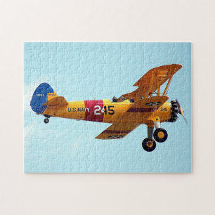 Vintage aeroplane jigsaw puzzle