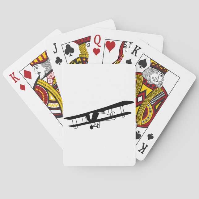 Vintage Aeroplane Playing Cards (Back)