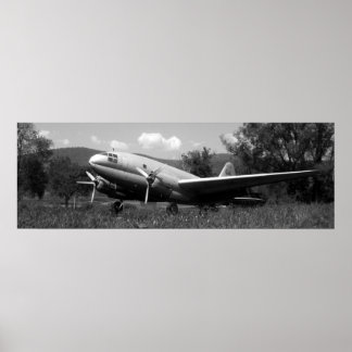 Vintage Aeroplane Poster