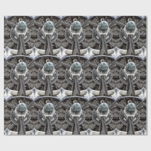 Vintage Aeroplane Propeller Wrapping Paper