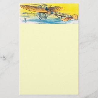 Vintage Aeroplane Stationary Stationery