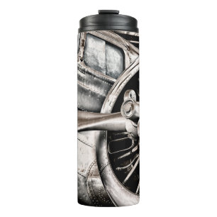 Vintage Aeroplane Thermal Tumbler