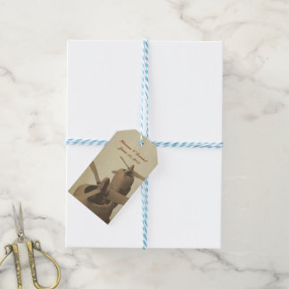 Vintage Aeroplane Wedding Favour Tags