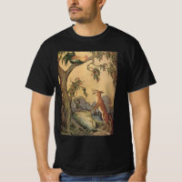 Vintage Aesop's Fables, Fox, Rooster and the Dog