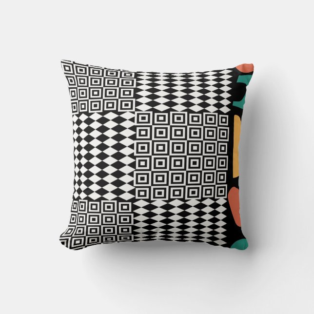 Vintage Aesthetic absract pattern Cushion (Front)