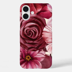 Vintage Aesthetic Red Roses iPhone / iPad case
