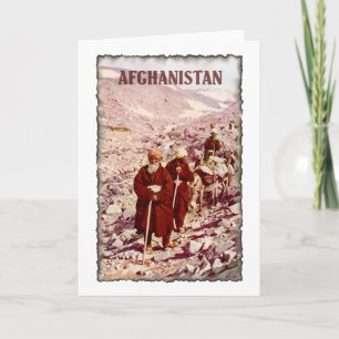 Vintage Afghanistan Card