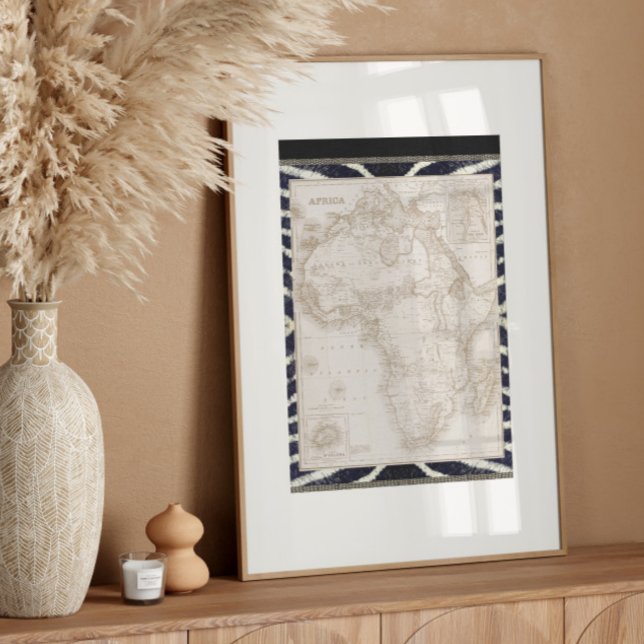 Vintage African Africa Map Ephemera Decoupage Tissue Paper (Creator Uploaded)