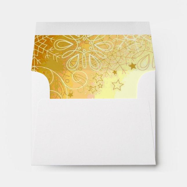 Vintage African American Angel Christmas Matching Envelopes (Back (Bottom))