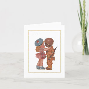 Vintage African American Child Note Card