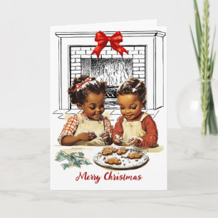 Vintage African American christmas card