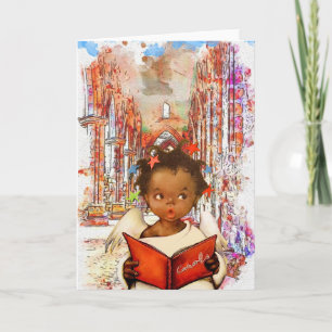 Vintage African American Christmas Card