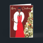 Vintage African American Christmas Card<br><div class="desc">Christmas card inspired by great gabsy</div>