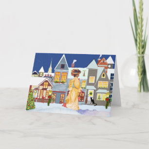 Vintage African American Christmas Card