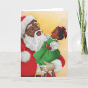 Vintage African American Christmas Card