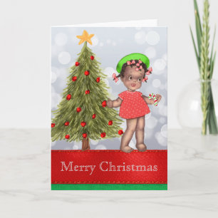 Vintage African American Christmas Card
