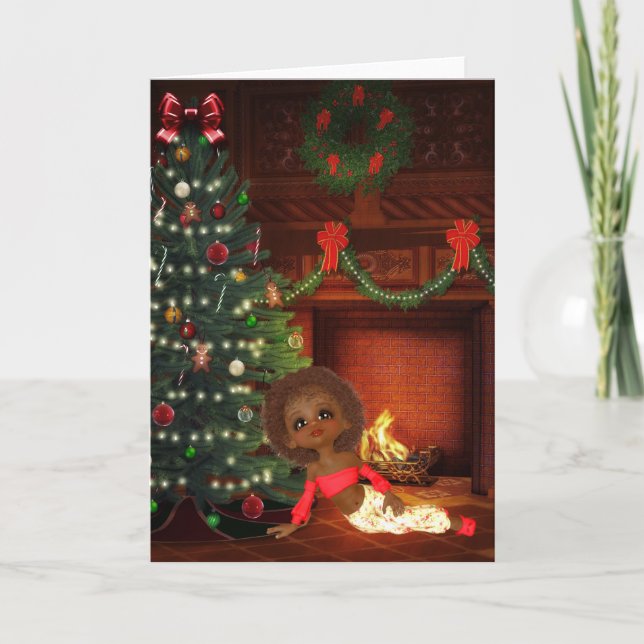 Vintage African American Christmas Cards (Front)