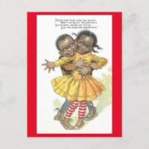 Vintage African American Couple Valentine