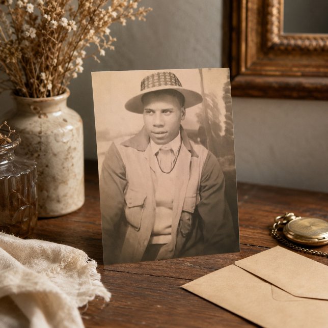 Vintage African American Man Postcard (Creator Uploaded)