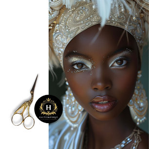 Vintage African American Woman Decoupage  Tissue Paper