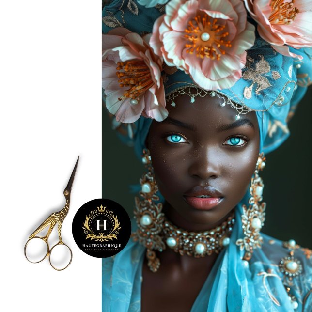 Vintage African American Woman Decoupage  Tissue Paper (Creator Uploaded)