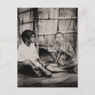 Vintage, African boys, sub-Saharan Africa 1900 Postcard