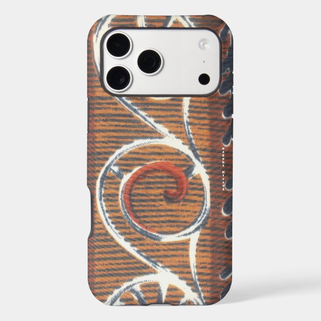 Vintage African Motif Art Print (Back)