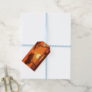 Vintage African Safari  Gift Tags