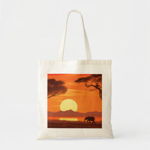 Vintage African Safari  Tote Bag