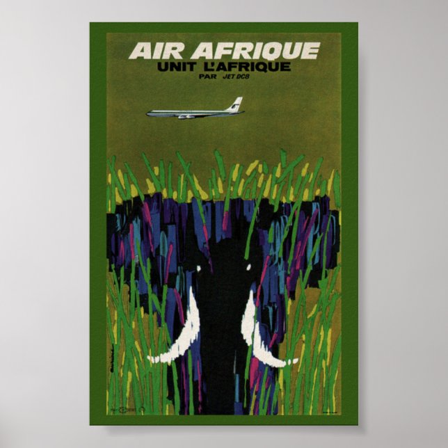 Vintage African Travel Poster (Front)