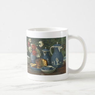 Vintage Afternoon Coffee, Cake, Tea and Flowers Coffee Mug