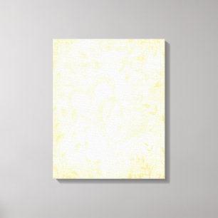 Vintage Aged Paper Wedding Canvas Print