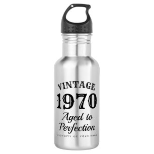 Vintage aged to perfection funny 50th Birthday 532 Ml Water Bottle