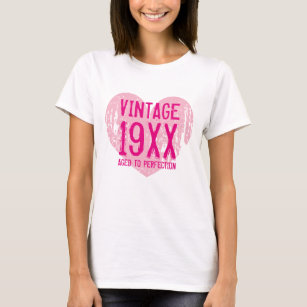 Vintage Aged to perfection women Birthday tank top