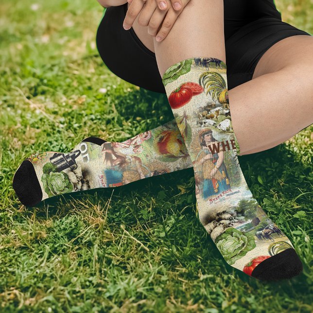 Vintage Agriculture Socks (Creator Uploaded)