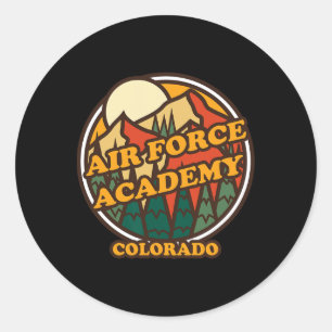 Vintage Air Force Academy Classic Round Sticker
