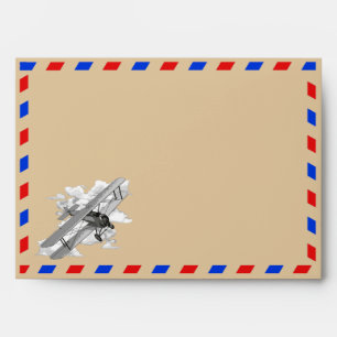 Vintage Air Mail Envelope