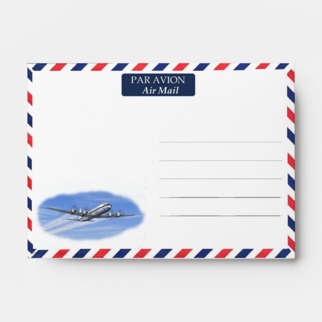 Vintage Air Mail envelope (Front)