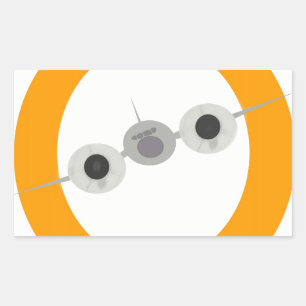 Vintage Air Travel Rectangular Sticker