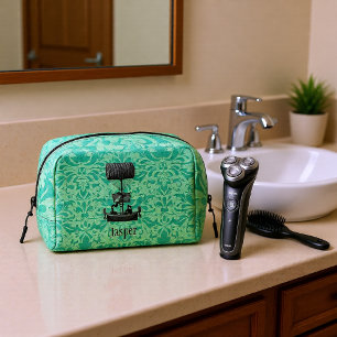Vintage Airboat Personalised Dopp Kit