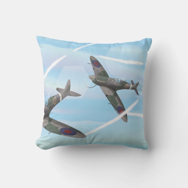 Vintage Aircraft Cushion (Front)