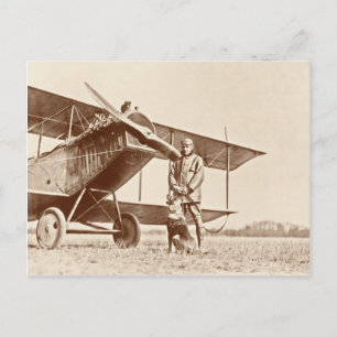 Vintage aircraft postcard