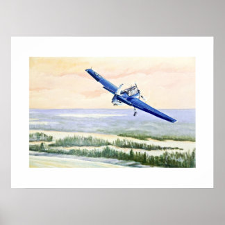 Vintage Aircraft Poster