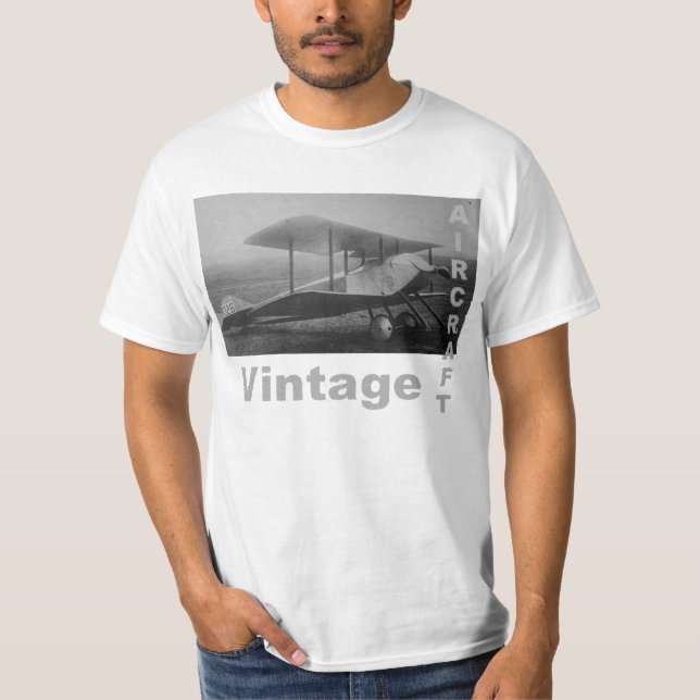 Vintage Aircraft Sopwith Camel T-Shirt (Front)