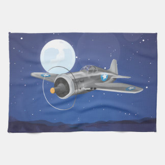 Vintage Aircraft Tea Towel