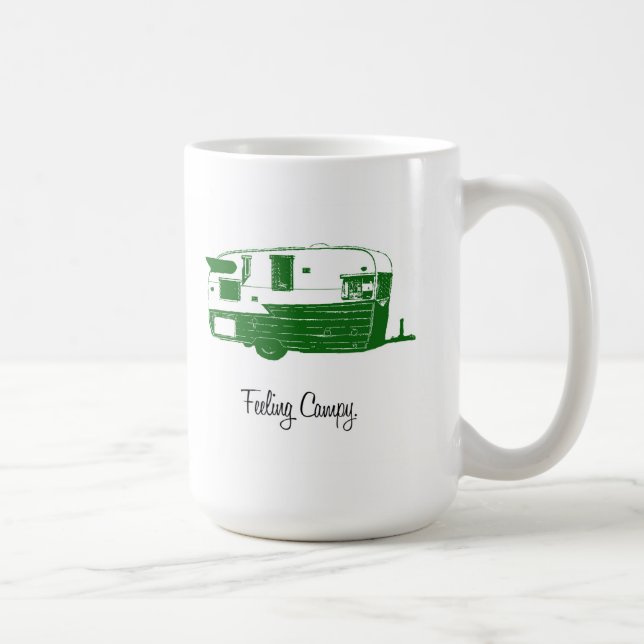 Vintage Airflyte Camping Trailer Mug (Right)
